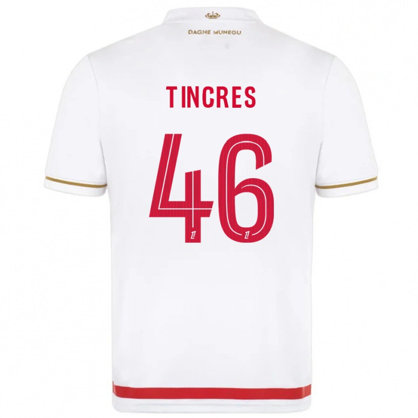 Danxen Femme Maillot Joan Tincres #46 Rouge Blanc Tenues Domicile 2025/26 T-Shirt