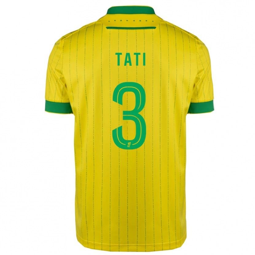 Danxen Femme Maillot Tylel Tati #3 Jaune Vert Tenues Domicile 2025/26 T-Shirt