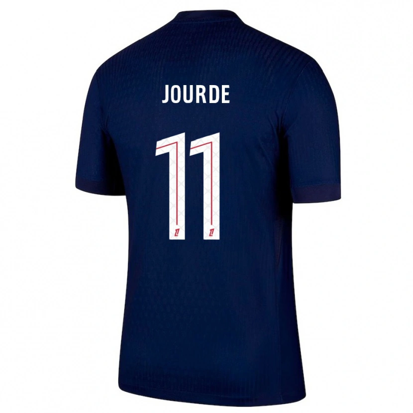 Danxen Femme Maillot Florianne Jourde #11 Marine Rouge Tenues Domicile 2025/26 T-Shirt