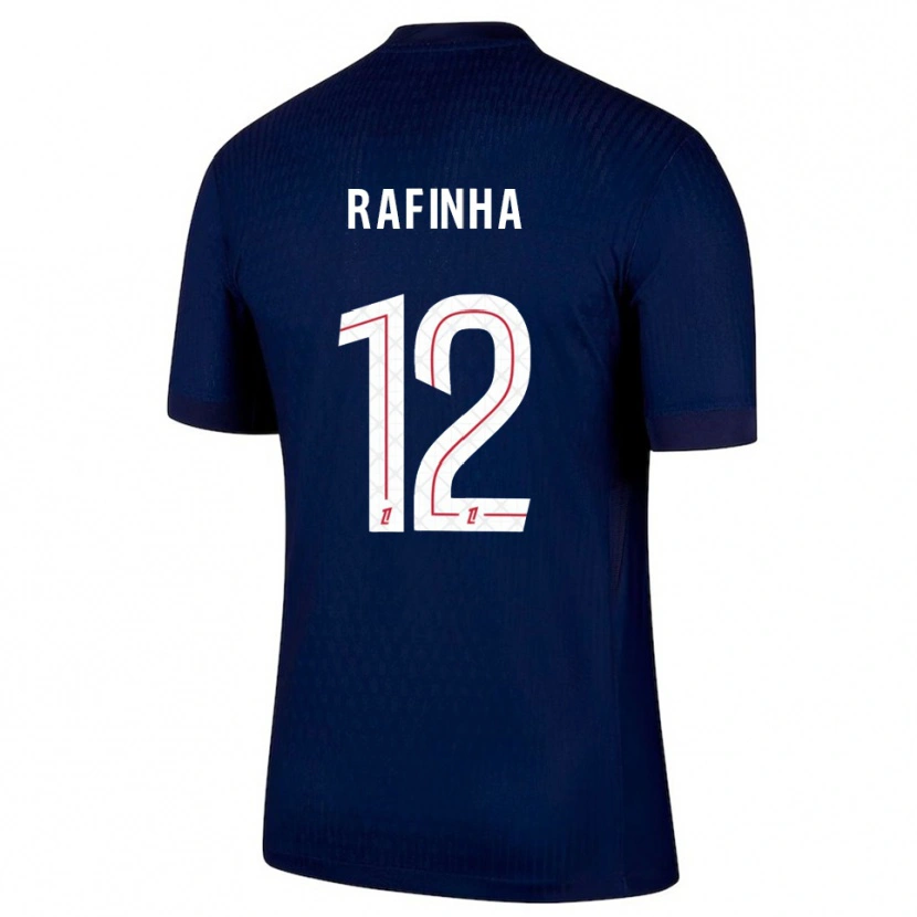 Danxen Femme Maillot Rafinha #12 Marine Rouge Tenues Domicile 2025/26 T-Shirt