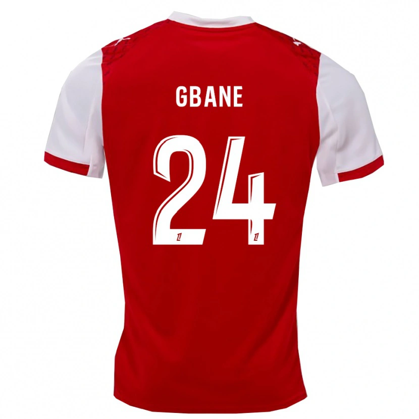 Danxen Femme Maillot Mory Gbane #24 Rouge Blanc Tenues Domicile 2025/26 T-Shirt