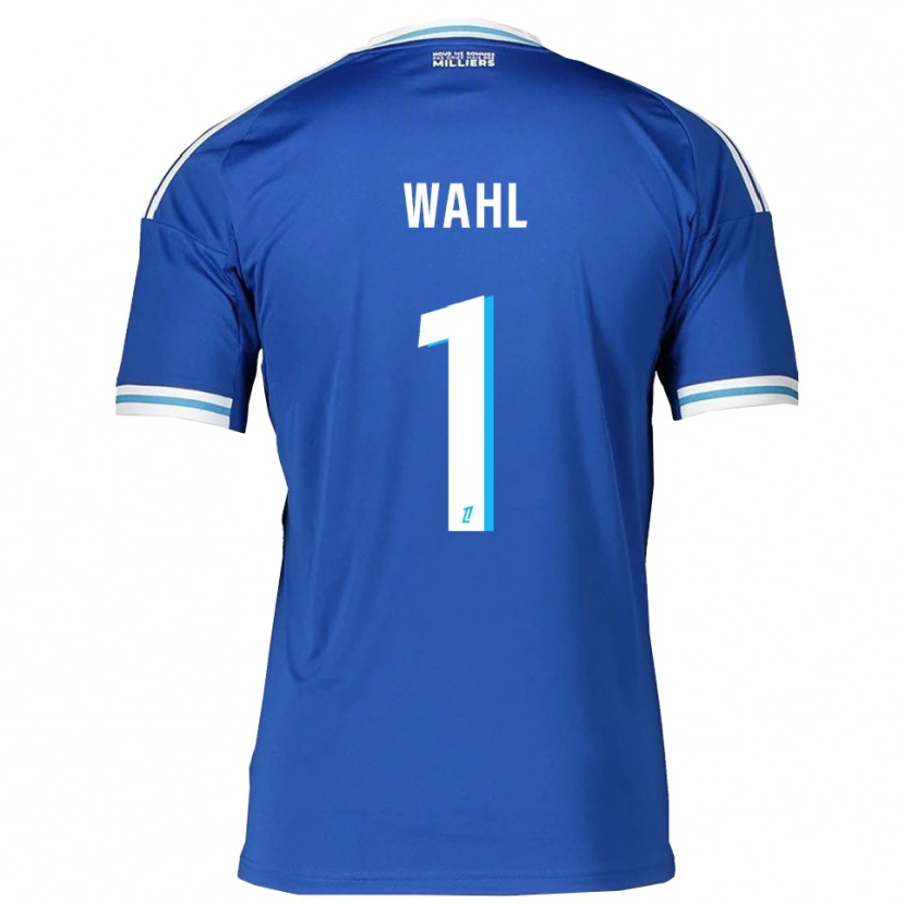 Danxen Femme Maillot Manon Wahl #1 Bleu Blanc Tenues Domicile 2025/26 T-Shirt