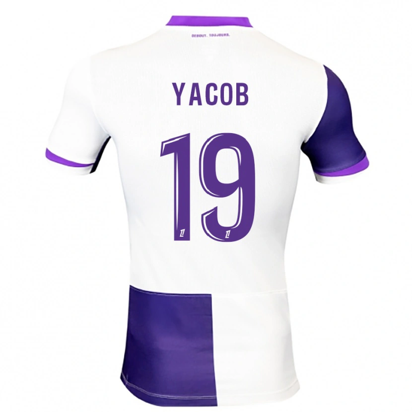 Danxen Femme Maillot Ilana Yacob #19 Violet Blanc Tenues Domicile 2025/26 T-Shirt