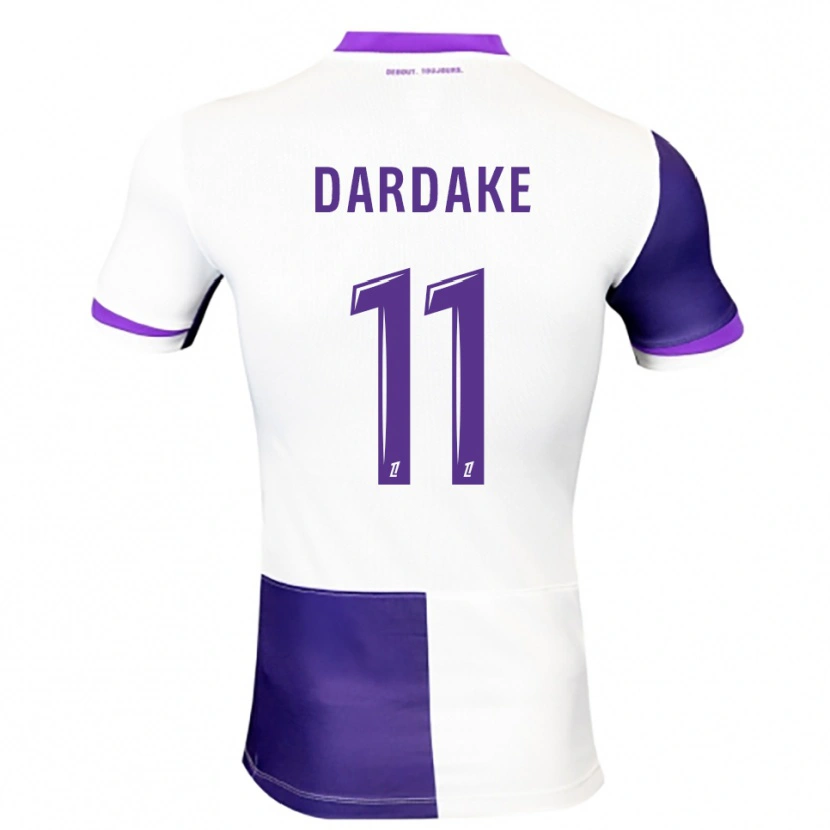 Danxen Femme Maillot Wassim Dardake #11 Violet Blanc Tenues Domicile 2025/26 T-Shirt
