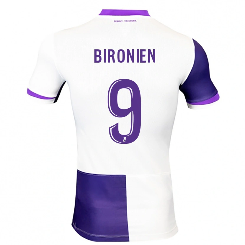 Danxen Femme Maillot Mymithye Bironien #9 Violet Blanc Tenues Domicile 2025/26 T-Shirt