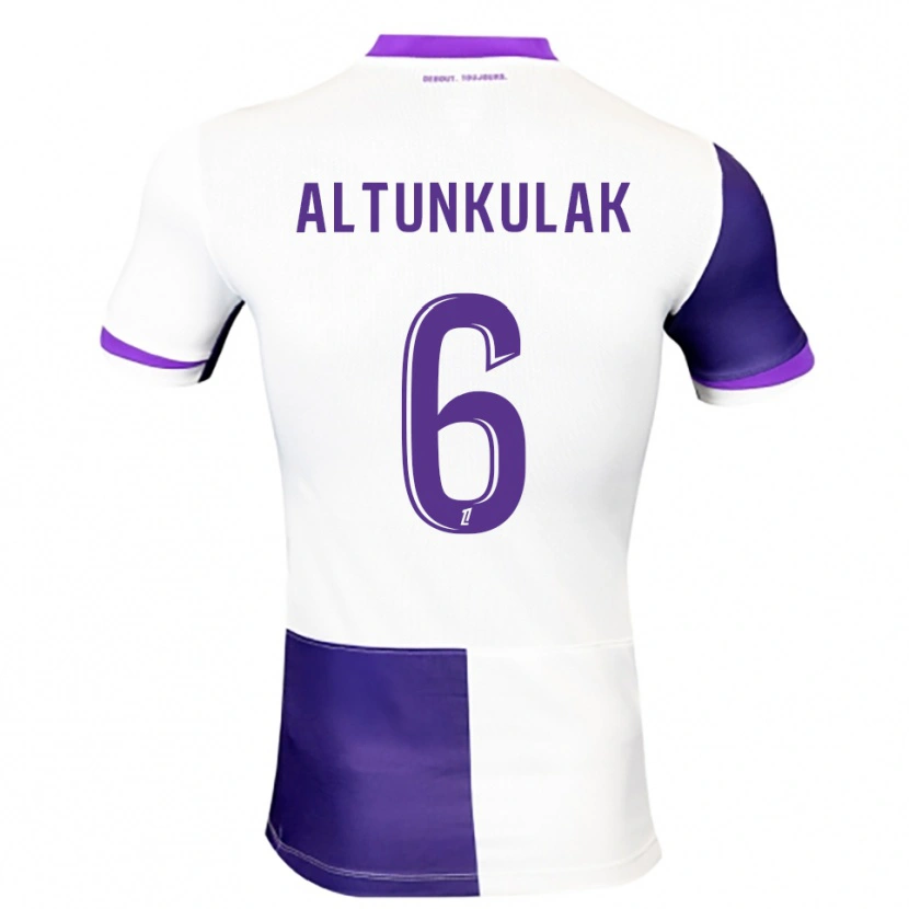 Danxen Femme Maillot Selen Altunkulak #6 Violet Blanc Tenues Domicile 2025/26 T-Shirt