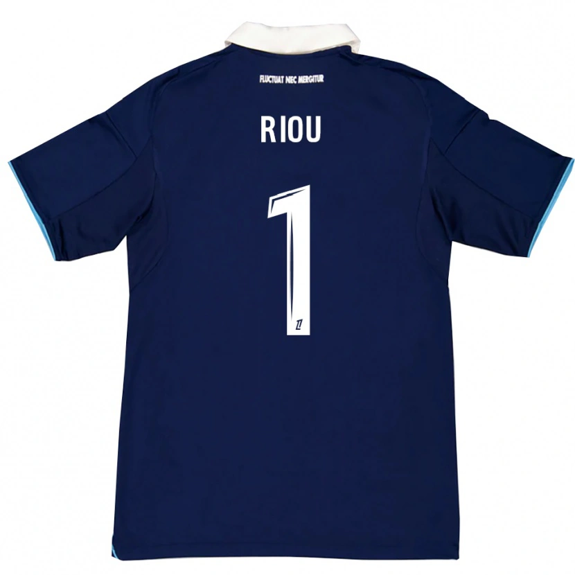 Danxen Femme Maillot Rémy Riou #1 Bleu Foncé Blanc Tenues Domicile 2025/26 T-Shirt