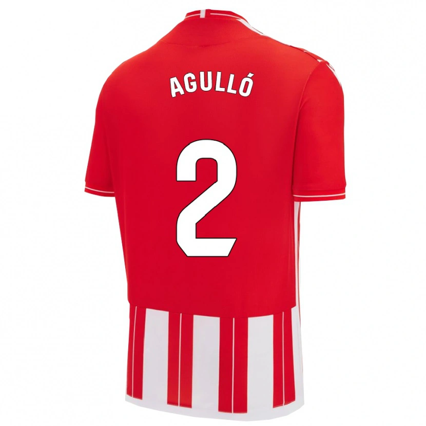 Danxen Femme Maillot Vicente Agulló #2 Rouge Blanc Tenues Domicile 2025/26 T-Shirt