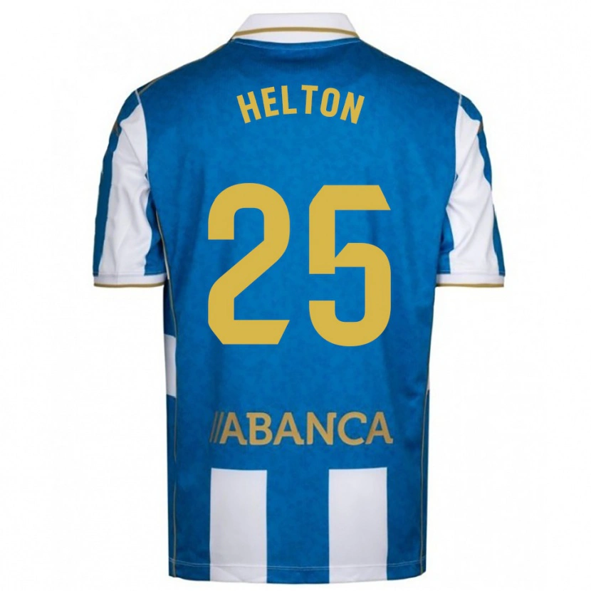 Danxen Femme Maillot Helton Leite #25 Blanc Bleu Tenues Domicile 2025/26 T-Shirt