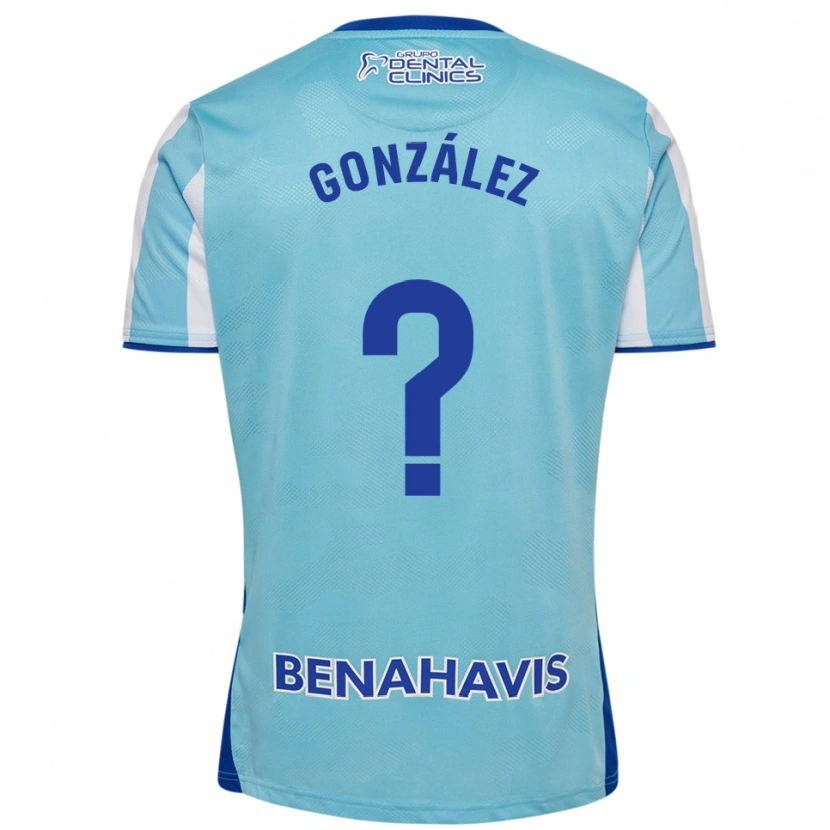 Danxen Femme Maillot Adri González #0 Bleu Ciel Blanc Tenues Domicile 2025/26 T-Shirt