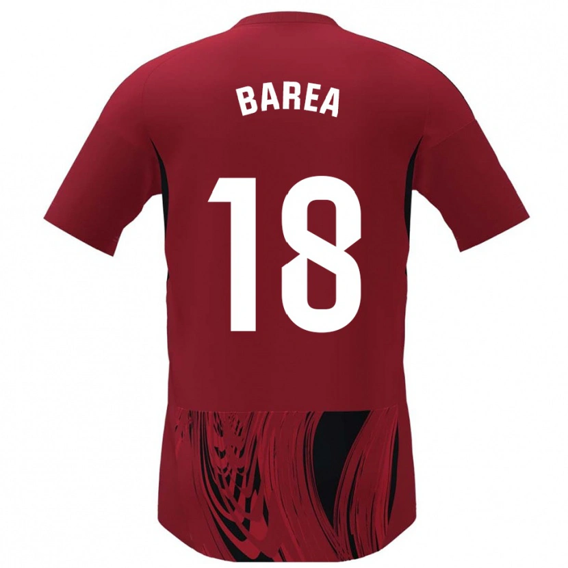 Danxen Femme Maillot Ismael Barea #18 Rouge Noir Tenues Domicile 2025/26 T-Shirt