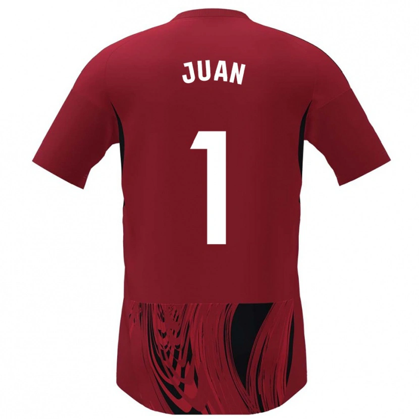 Danxen Femme Maillot Ramón Juan #1 Rouge Noir Tenues Domicile 2025/26 T-Shirt
