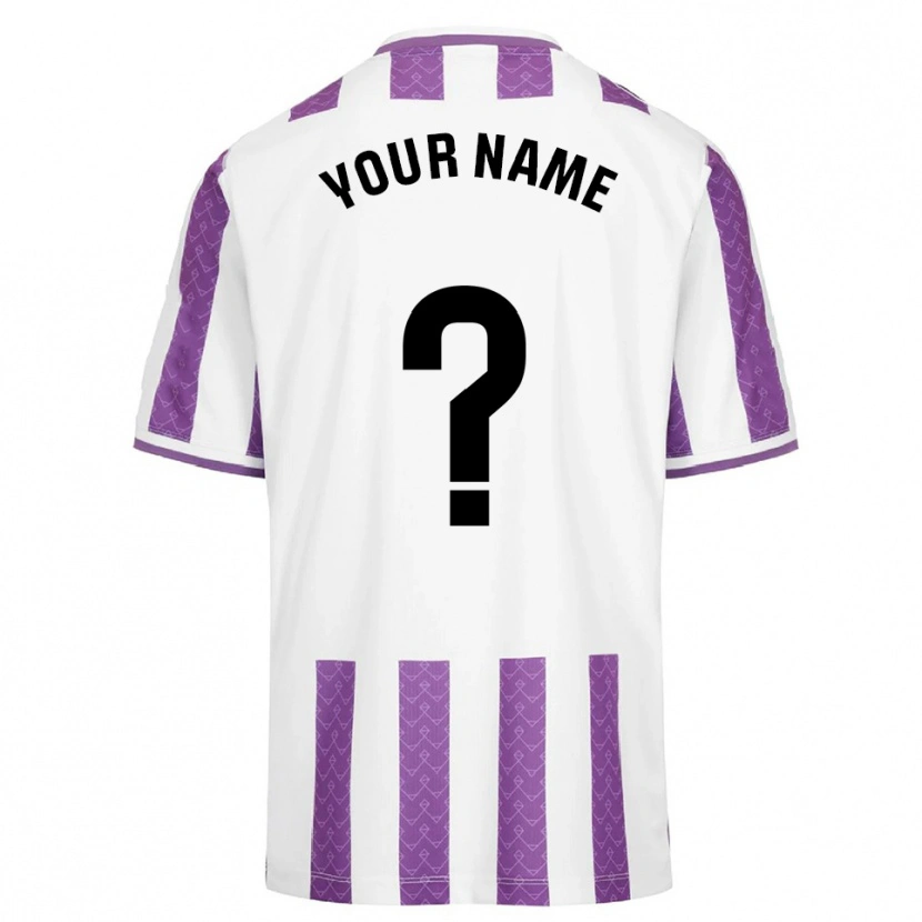 Danxen Femme Maillot Votre Nom #0 Violet Blanc Tenues Domicile 2025/26 T-Shirt