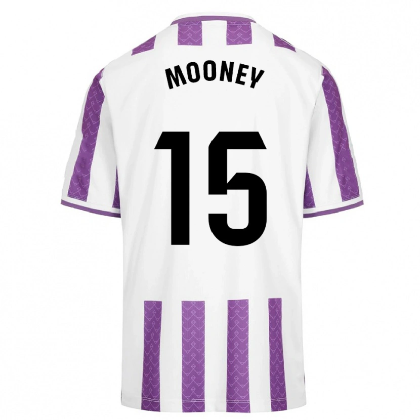 Danxen Femme Maillot Fionn Mooney #15 Violet Blanc Tenues Domicile 2025/26 T-Shirt