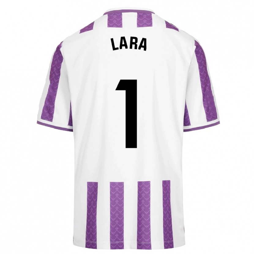 Danxen Femme Maillot Lara Lara De Las Heras Coello #1 Violet Blanc Tenues Domicile 2025/26 T-Shirt