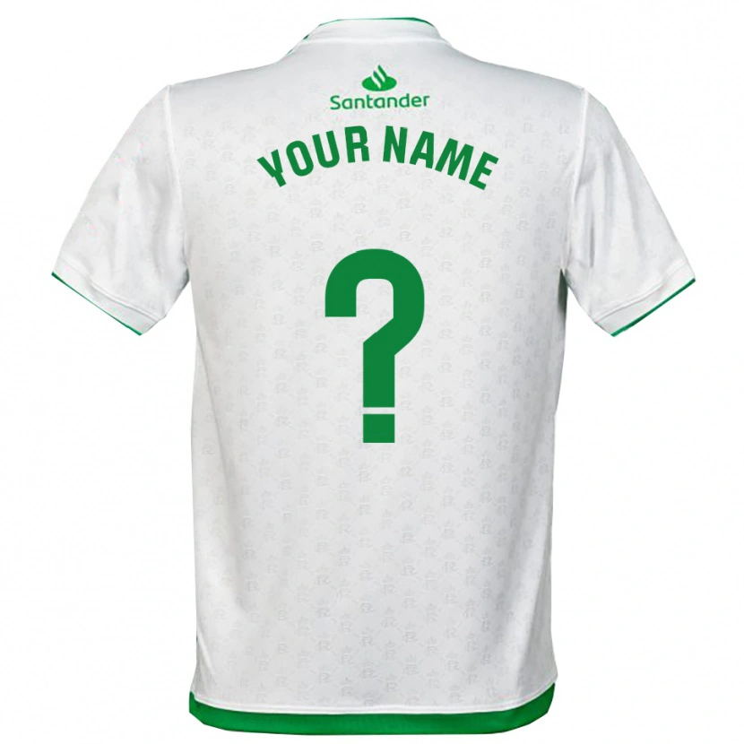Danxen Femme Maillot Votre Nom #0 Vert Blanc Tenues Domicile 2025/26 T-Shirt