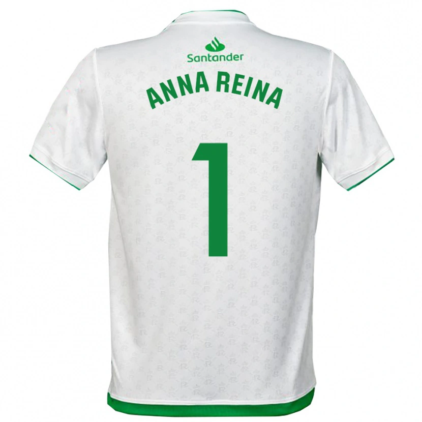 Danxen Femme Maillot Anna Reina Toro #1 Vert Blanc Tenues Domicile 2025/26 T-Shirt