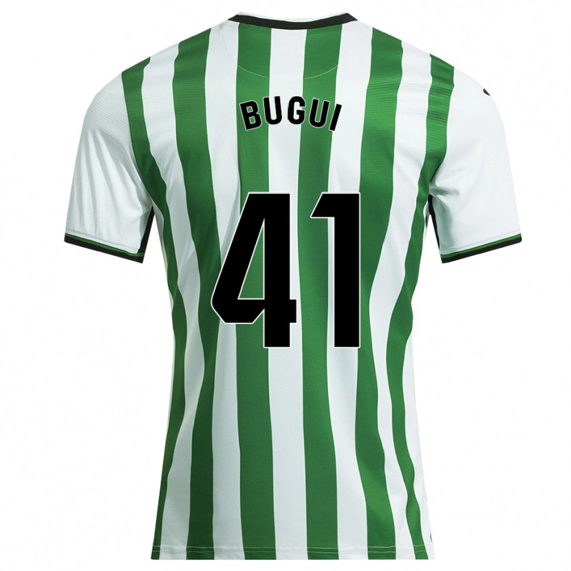 Danxen Femme Maillot Bugui #41 Blanc Vert Tenues Domicile 2025/26 T-Shirt