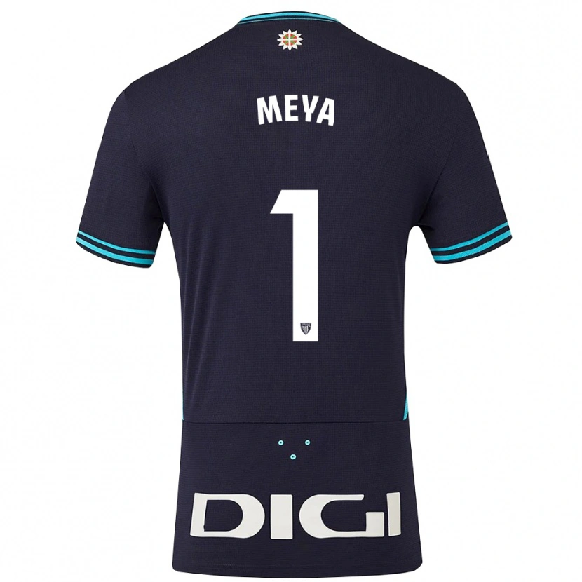 Danxen Femme Maillot Aina Meya Bellot #1 Marine Bleu Ciel Tenues Extérieur 2025/26 T-Shirt