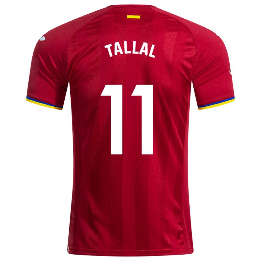 Danxen Femme Maillot Yassin Tallal #11 Rouge Jaune Bleu Tenues Extérieur 2025/26 T-Shirt