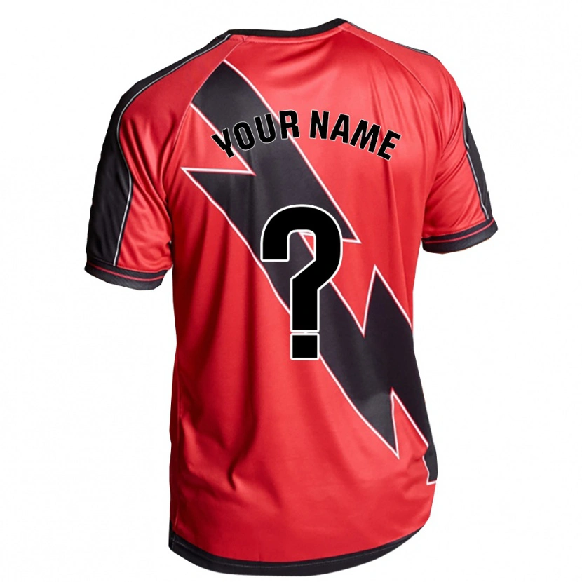 Danxen Femme Maillot Votre Nom #0 Rouge Noir Tenues Extérieur 2025/26 T-Shirt