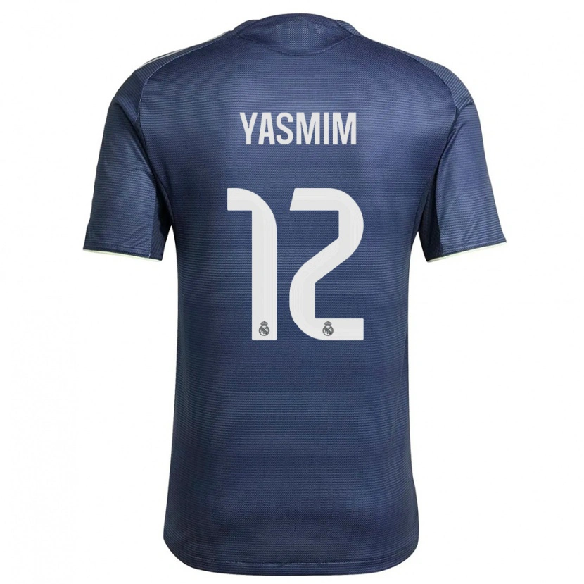 Danxen Femme Maillot Yasmim Assis Ribeiro #12 Marine Argent Tenues Extérieur 2025/26 T-Shirt