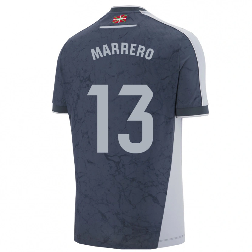 Danxen Femme Maillot Unai Marrero #13 Bleu Foncé Blanc Tenues Extérieur 2025/26 T-Shirt
