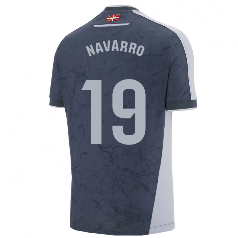 Danxen Femme Maillot Lorena Navarro #19 Bleu Foncé Blanc Tenues Extérieur 2025/26 T-Shirt