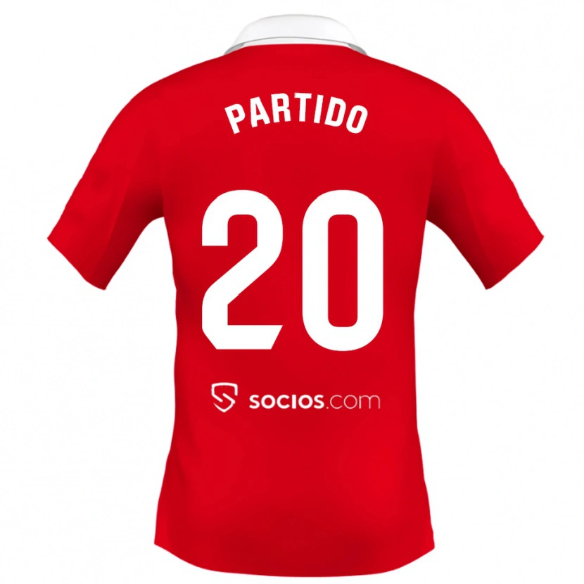 Danxen Femme Maillot Paula Partido #20 Rouge Blanc Gris Tenues Extérieur 2025/26 T-Shirt