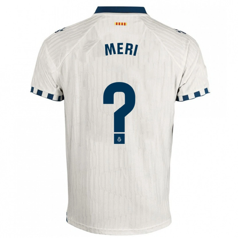 Danxen Femme Maillot Meritxel Muñoz Alsina #0 Blanc Bleu Tenues Extérieur 2025/26 T-Shirt