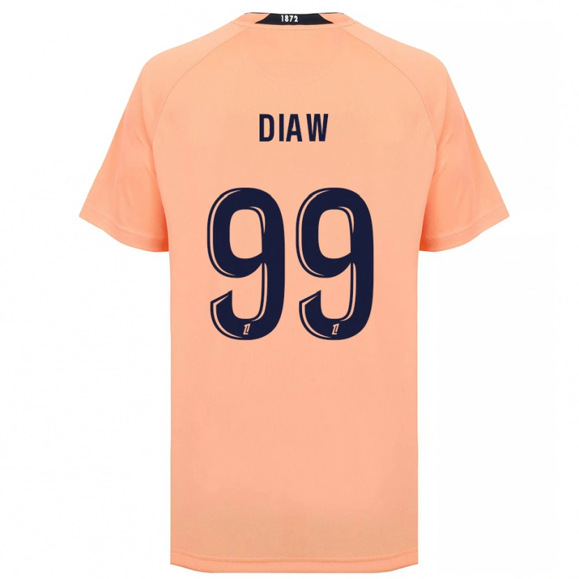 Danxen Femme Maillot Mory Diaw #99 Orange Bleu Marine Tenues Extérieur 2025/26 T-Shirt
