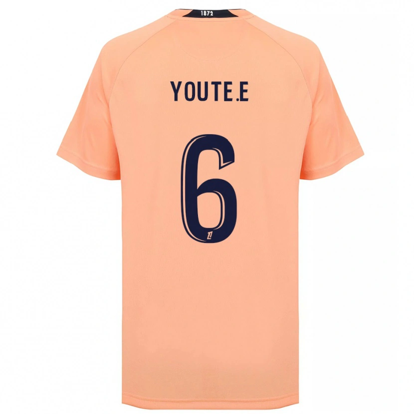 Danxen Femme Maillot Étienne Youté Kinkoué #6 Orange Bleu Marine Tenues Extérieur 2025/26 T-Shirt