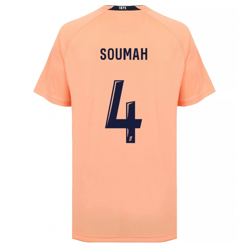 Danxen Femme Maillot Mohamed Soumah #4 Orange Bleu Marine Tenues Extérieur 2025/26 T-Shirt