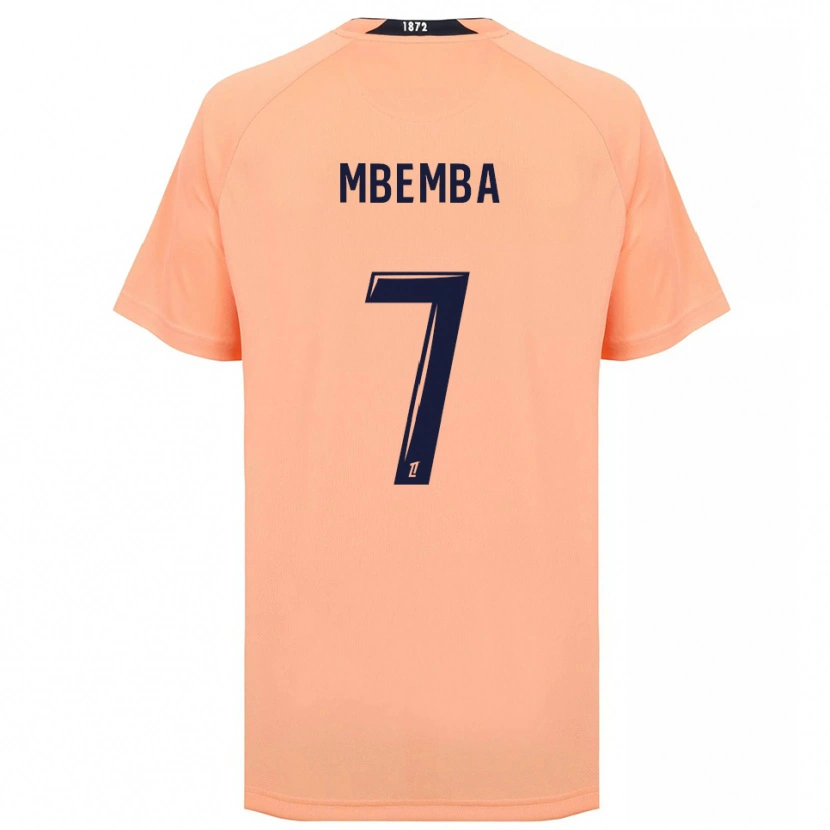 Danxen Femme Maillot Abdallah Mbemba #7 Orange Bleu Marine Tenues Extérieur 2025/26 T-Shirt