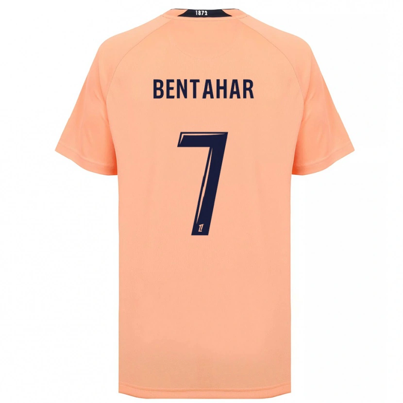 Danxen Femme Maillot Ahmed Bentahar #7 Orange Bleu Marine Tenues Extérieur 2025/26 T-Shirt