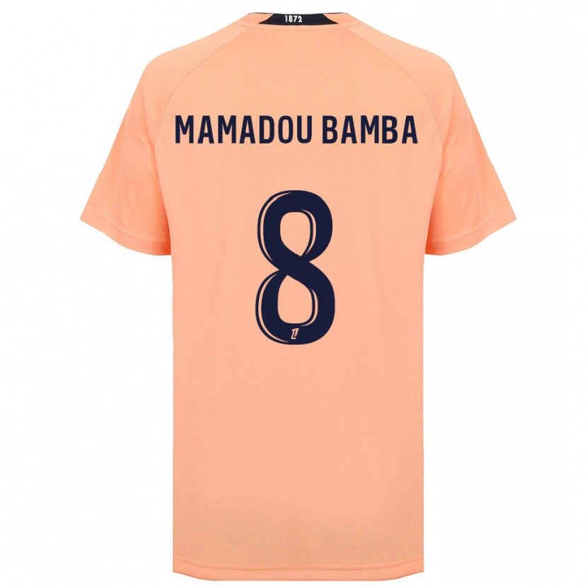 Danxen Femme Maillot Ben Mamadou Bamba #8 Orange Bleu Marine Tenues Extérieur 2025/26 T-Shirt