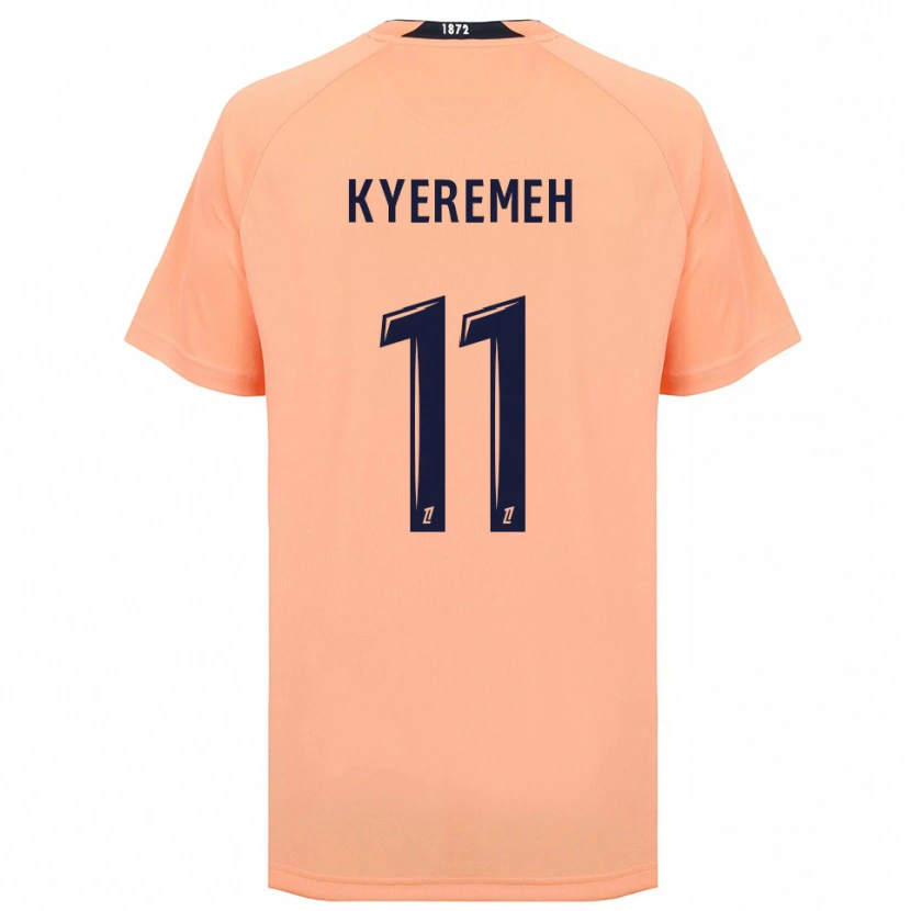 Danxen Femme Maillot Godson Kyeremeh #11 Orange Bleu Marine Tenues Extérieur 2025/26 T-Shirt