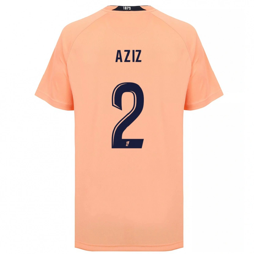 Danxen Femme Maillot Hayman Aziz #2 Orange Bleu Marine Tenues Extérieur 2025/26 T-Shirt