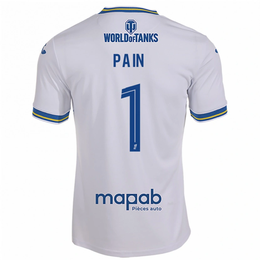 Danxen Femme Maillot Ilan Pain #1 Blanc Bleu Ciel Tenues Extérieur 2025/26 T-Shirt