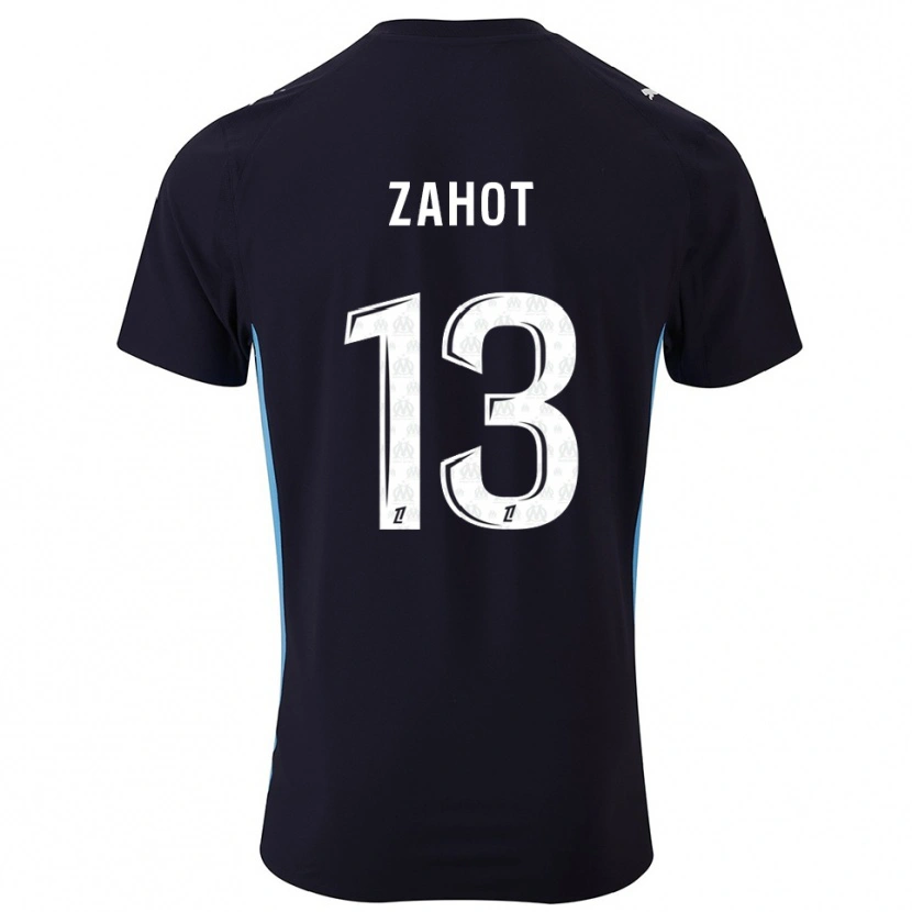 Danxen Femme Maillot Sarah Zahot #13 Noir Bleu Ciel Tenues Extérieur 2025/26 T-Shirt