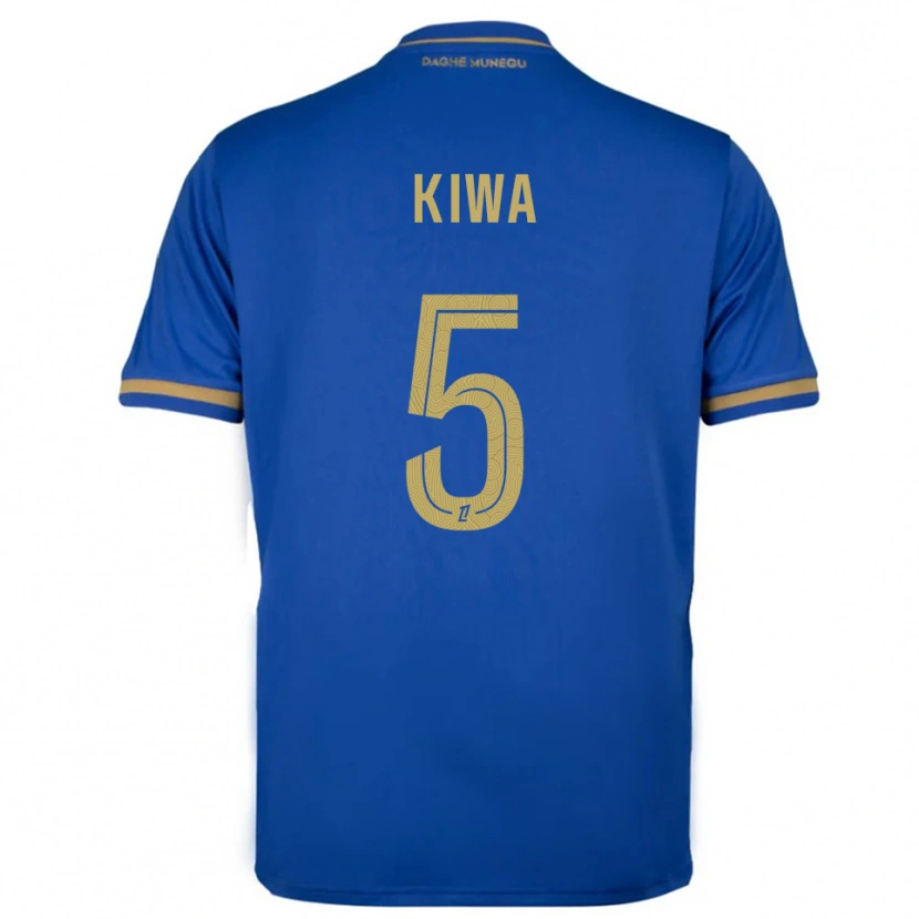 Danxen Femme Maillot Bradel Kiwa #5 Bleu Or Tenues Extérieur 2025/26 T-Shirt