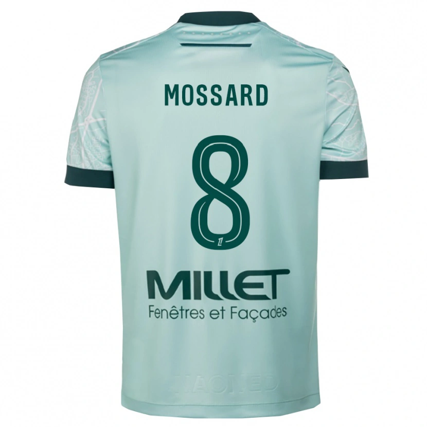 Danxen Femme Maillot Juliette Mossard #8 Vert Blanc Tenues Extérieur 2025/26 T-Shirt
