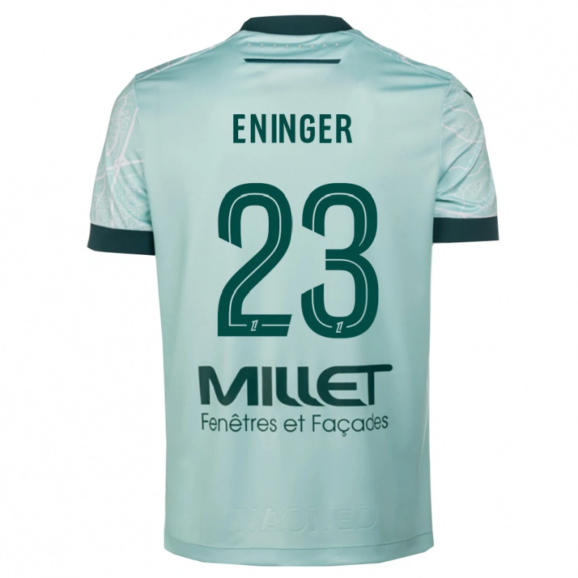 Danxen Femme Maillot Thelma Eninger #23 Vert Blanc Tenues Extérieur 2025/26 T-Shirt