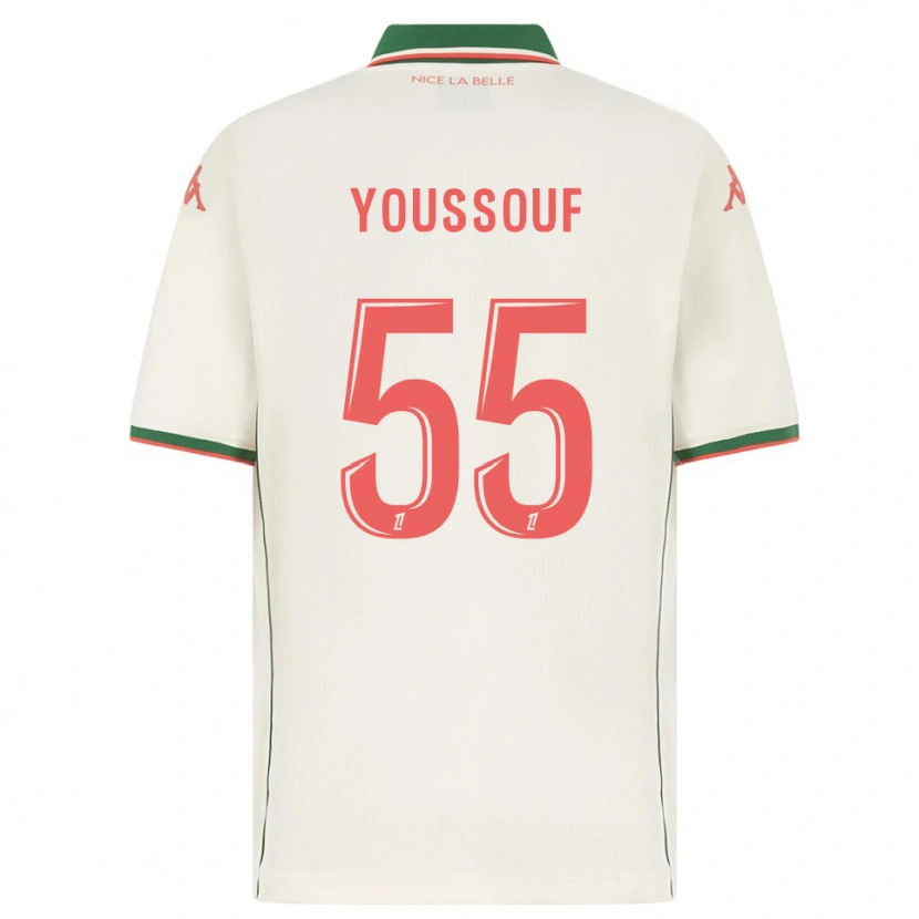Danxen Femme Maillot Youssouf Ndayishimiye #55 Blanc Vert Tenues Extérieur 2025/26 T-Shirt