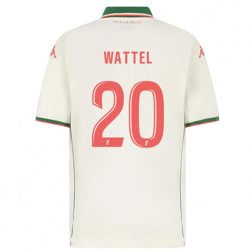 Danxen Femme Maillot Sami Wattel #20 Blanc Vert Tenues Extérieur 2025/26 T-Shirt