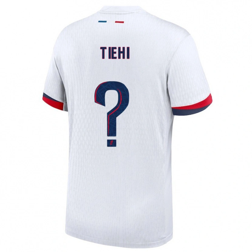 Danxen Femme Maillot Noha Tiehi #0 Blanc Rouge Tenues Extérieur 2025/26 T-Shirt