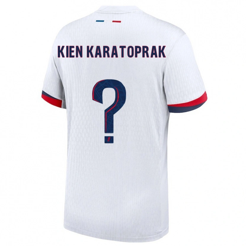 Danxen Femme Maillot Kenan Kien Karatoprak #0 Blanc Rouge Tenues Extérieur 2025/26 T-Shirt
