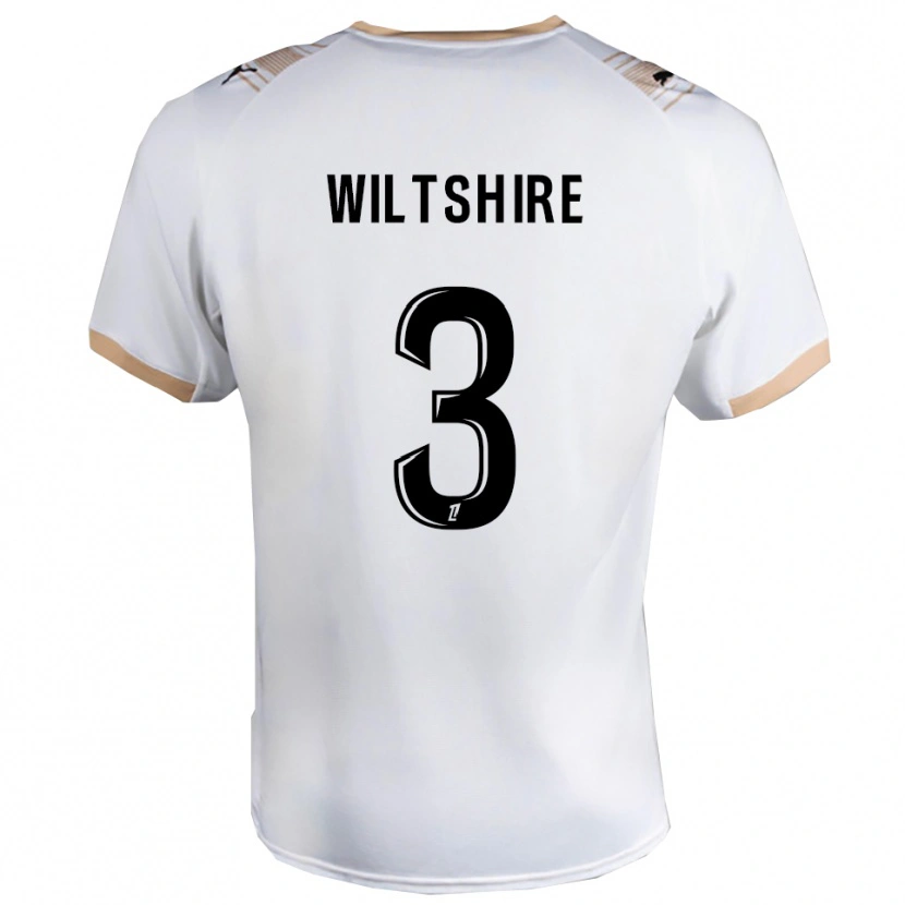 Danxen Femme Maillot Tiernny Wiltshire #3 Blanc Noir Tenues Extérieur 2025/26 T-Shirt