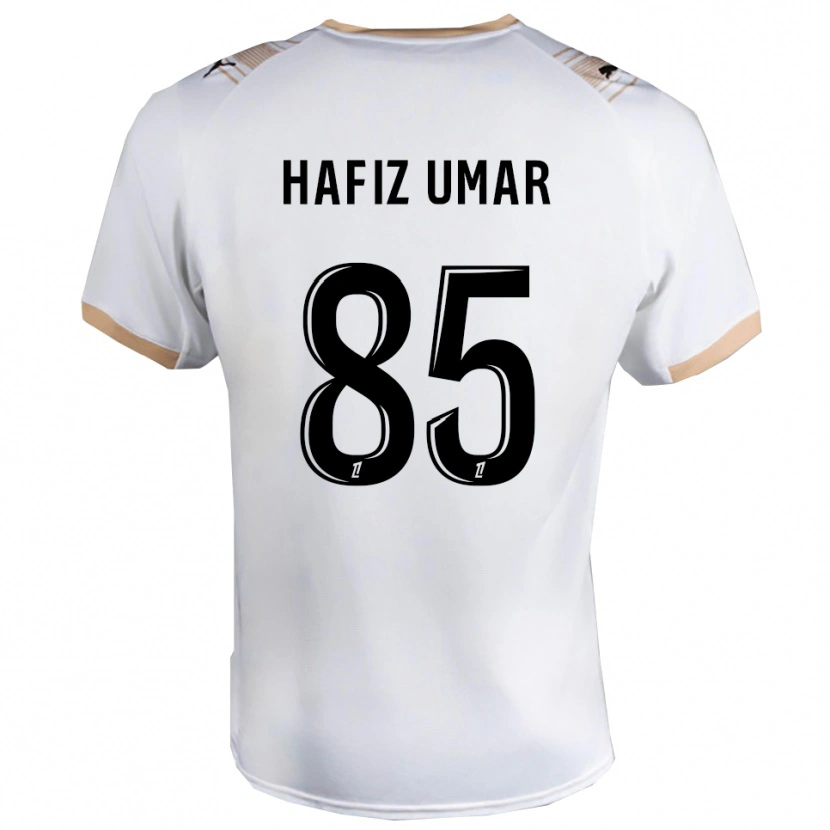 Danxen Femme Maillot Ibrahim Hafiz Umar #85 Blanc Noir Tenues Extérieur 2025/26 T-Shirt