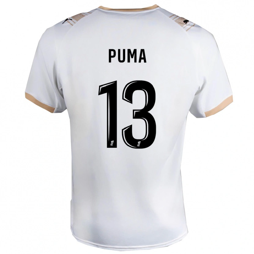 Danxen Femme Maillot Isaac Puma #13 Blanc Noir Tenues Extérieur 2025/26 T-Shirt